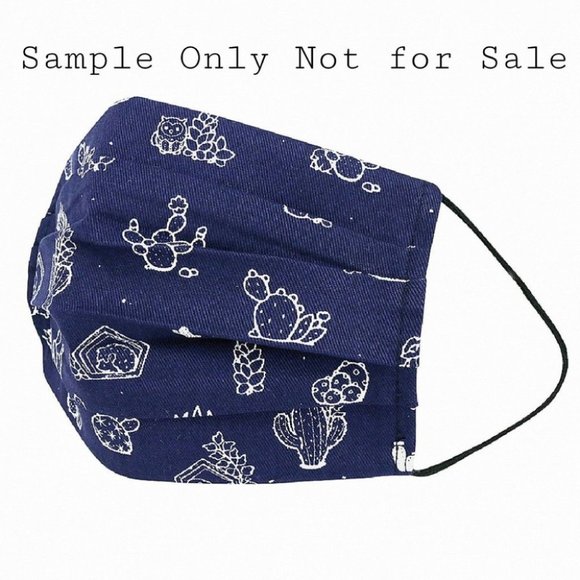 Solid Beige Face Mask W/ Disposable Filter Pocket - Picture 4 of 13